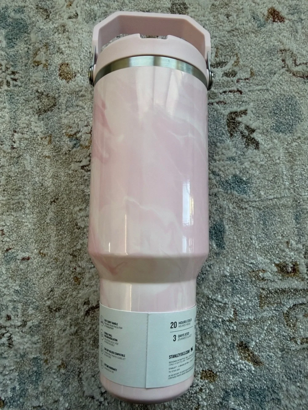 Stanley Pink Marble Tumbler 40oz NWT
Comes from a pet free/smoke free home - Picture 2 of 2